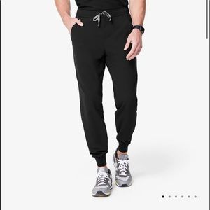 FIGS Tansen Black Technical Collection Jogger Scrub pants mens small